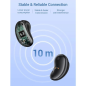 Auriculares Bluetooth Vention Tiny T11 NBJB0 con estuche de carga/ Autonomía 8h/ Negros