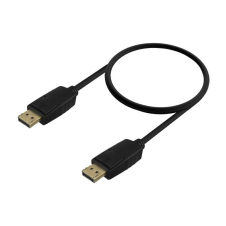 Cable DisplayPort 1.2 CCS 4K Aisens A124-0739/ DisplayPort Macho - DisplayPort Macho/ Hasta 5W/ 2300Mbps/ 1.5m/ Negro
