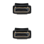 Cable Displayport 1.2 4K Nanocable 10.15.2301-L150/ Displayport Macho - Displayport Macho/ 1.5m/ Negro
