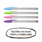 Caja de Bolígrafos de Tinta de Aceite Bic Cristal Fun 895793/ 20 unidades/ Colores Surtidos