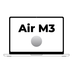 Apple Macbook Air 15' / M3 8-Core CPU/ 8Gb/ 512Gb SSD/ 10-Core GPU/ Plata