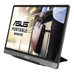 Monitor Portátil Asus ZenScreen MB14AC 14'/ Full HD/ Plata y Negro