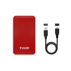 Caja Externa para Disco Duro de 2.5' TooQ TQE-2528R/ USB 3.1/ Sin tornillos