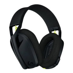 Auriculares Gaming Inalámbrico con Micrófono Logitech G435/ Bluetooth/ Negro y Amarillo Fluorescente