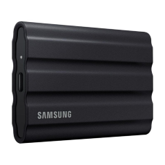 Disco Externo SSD Samsung Portable T7 Shield 4TB/ USB 3.2/ Negro