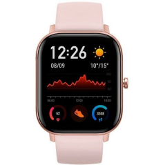 Smartwatch Huami Amazfit GTS/ Notificaciones/ Frecuencia Cardíaca/ GPS/ Rosa