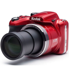 Cámara Digital Kodak AZ422/ 20MP/ Zoom Óptico 42x/ Roja