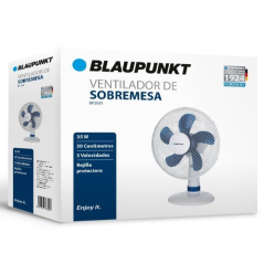 Ventilador de Sobremesa Blaupunkt BP2001/ 35W/ 5 Aspas 30cm/ 3 velocidades