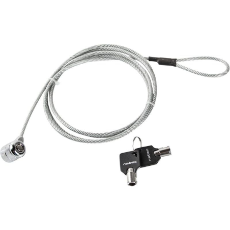 Cable de Seguridad para Portátiles Natec Génesis Lobster Key NZL-0225/ 1.8m