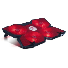 Soporte Refrigerante Spirit Of Gamer Airblade 500 Rojo para Portátiles hasta 17.3'/ Iluminación LED