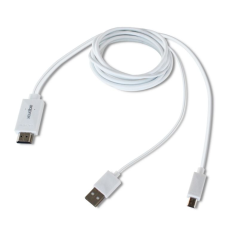 ADAPTADOR MHL 1.0 A HDMI APPROX APPC23 - CONECTOR MICRO USB (IN) / HDMI (OUT) - VÍDEO 1080 - AUDIO 8 CANALES - ALIMENTACIÓN USB
