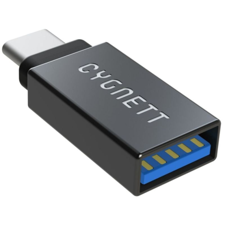 ADAPTADOR USB CYGNETT CY1879ADFLW - USB 3.1 - CONECTOR USB TIPO-C A USB TIPO-A - COMPACTO Y LIGERO