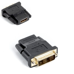 ADAPTADOR HDMI HEMBRA A DVI-D (18+1) MACHO LANBERG AD-0013-BK - ENLACE SIMPLE
