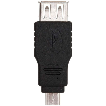 Adaptador Nanocable 10.02.0004/ USB Hembra - Micro USB Macho