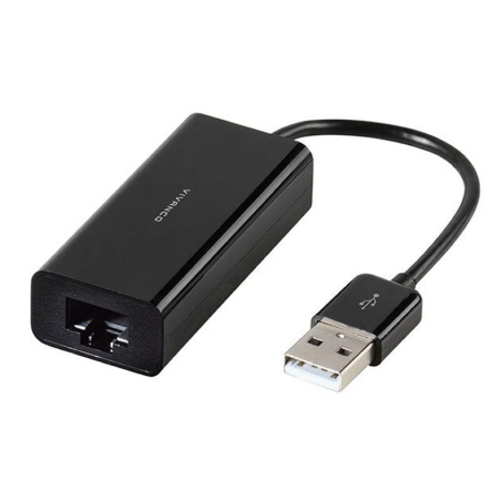 Adaptador USB - RJ45 Vivanco 36669/ 200Mbps