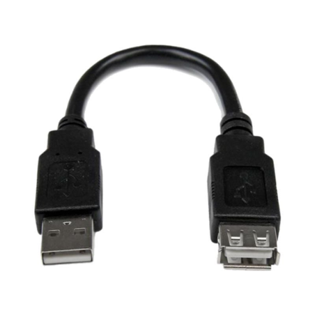 CABLE ALARGADOR USB STARTECH USBEXTAA6IN - CONECTORES USB MACHO A USB HEMBRA - 15CM