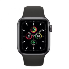 Apple Watch SE/ GPS/ Cellular/ 40mm/ Caja de Aluminio en Gris Espacial/ Correa Deportiva Negra