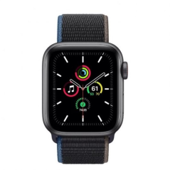 Apple Watch SE/ GPS/ Cellular/ 40mm/ Caja de Aluminio en Gris Espacial/ Correa Loop Deportiva Carbón