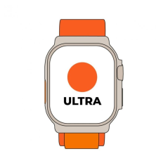 Apple Watch Ultra/ GPS/ Cellular/ 49mm/ Caja de Titanio/ Correa Loop Alpine Naranja S