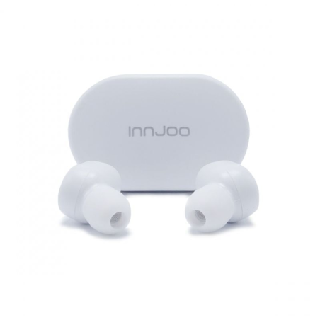 Auriculares Bluetooth Innjoo Air con estuche de carga/ Autonomía 4h/ Blancos