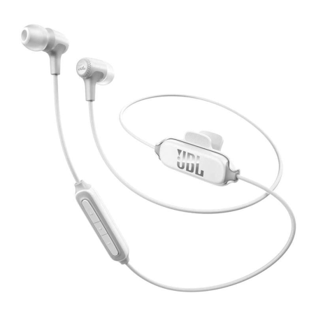 Auriculares Inalámbricos Intrauditivos JBL E25T/ con Micrófono/ Bluetooth/ Blancos