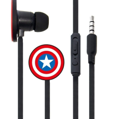 Auriculares Intrauditivos Marvel Capitán América 003/ con Micrófono/ Jack 3.5