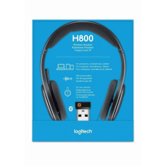 Auriculares Inalámbrico Logitech H800/ con Micrófono/ Bluetooth/ Negro
