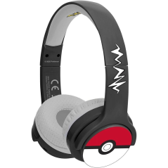 Auriculares Inalámbricos Infantiles OTL Pokémon Pokéball/ con Micrófono/ Bluetooth/ Negros