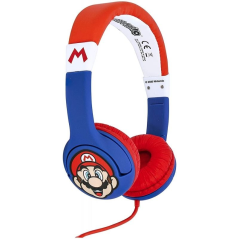 Auriculares Infantiles OTL Super Mario/ Jack 3.5/ Azules