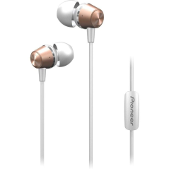 AURICULARES INTRAUDITIVOS PIONEER SE-QL2T-P ROSA - DRIVERS 10MM - 4-22HZ - 101DBI - 16 OHM - JACK 3.5MM - CABLE 1.2M