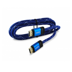 CABLE HDMI MACHO/MACHO 3GO CHDMIV2 - V2.0 - MALLADO TRENZADO - 1.8M
