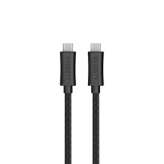 CABLE USB TIPO-C CYGNETT CY2048PCTYC - CONECTORES TIPO-C A TIPO-C - 3.1/GEN 2 - 2M - NEGRO/GRIS
