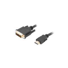 Cable HDMI a DVI Lanberg CA-HDDV-HDDV-10CC-0030-BK/ HDMI Macho - DVI Macho/ 3m/ Negro