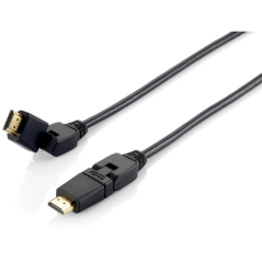 Cable HDMI Pivotante MicroConnect IC-31914/ HDMI Macho - HDMI Macho/ 2m/ Negro