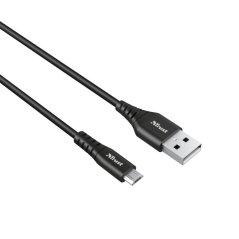 Cable USB 2.0 Trust Ndura 23567/ USB Macho - MicroUSB Macho/ 1m/ Negro