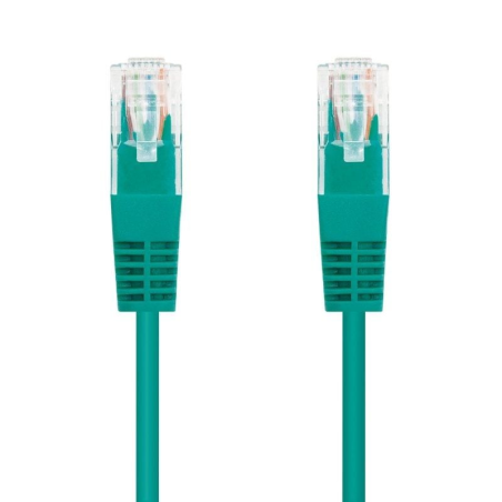 Cable de Red RJ45 UTP Nanocable 10.20.0101-GR Cat.5e/ 1m/ Verde