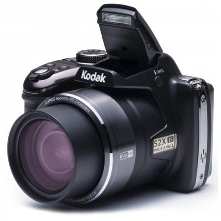 Cámara Digital Kodak Pixpro AZ525/ 16MP/ Zoom Óptico 52x/ Negra