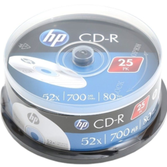 CD-R HP CRE00015-3 52X/ Tarrina-25uds