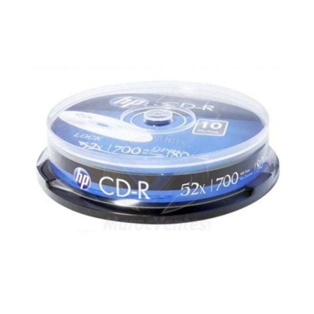 CD-R HP CRE00019-3 52X/ Tarrina-10uds