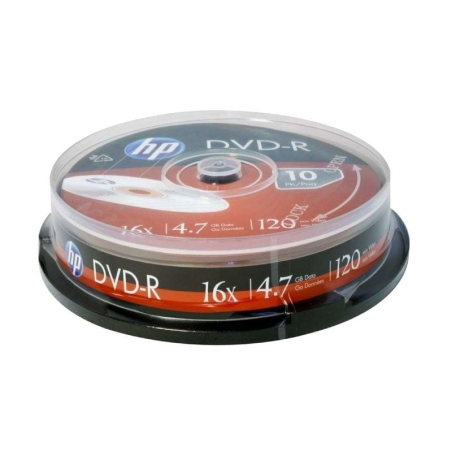 DVD-R HP DME00026-3 16X/ Tarrina-10uds