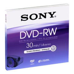 DVD-RW SONY DMW30AJ - 1.4 GHZ - 8CM - 30MIN/2X JEWELCASE