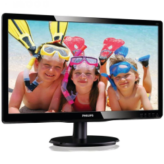 Monitor Philips 200V4LAB2 19.5'/ HD/ Multimedia/ Negro