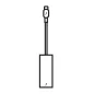 Adaptador Apple MMEL2ZM/A de USB Tipo-C a Thunderbolt 2