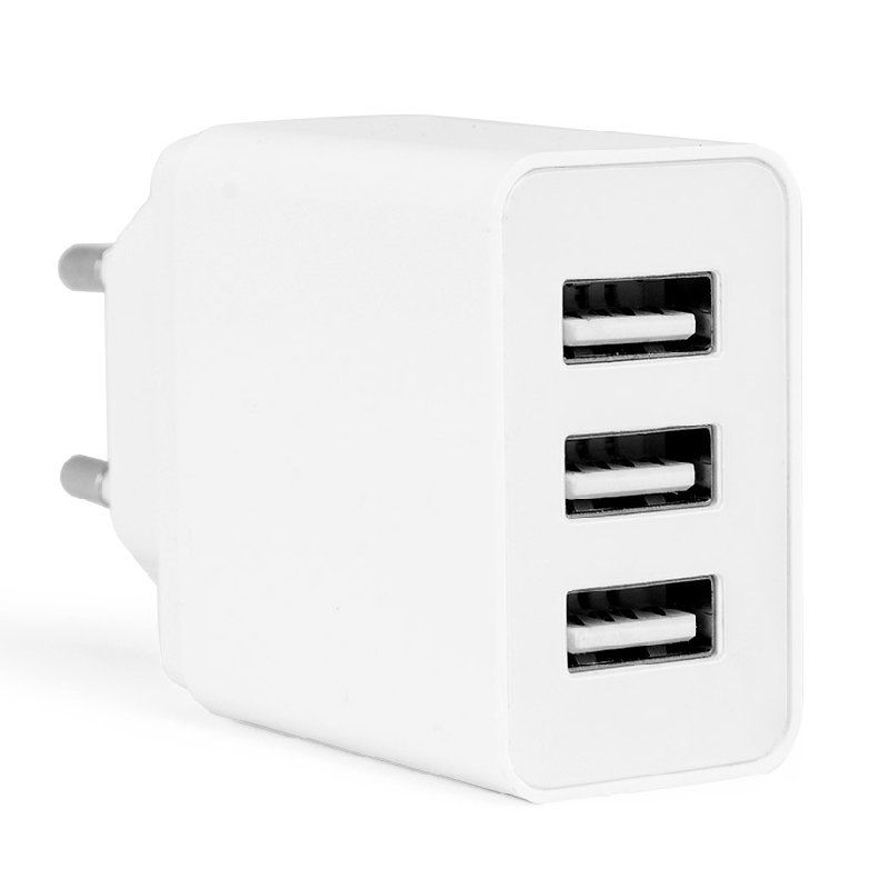 Cargador de Pared Orbegozo EN 1100/ 3xUSB/ 3.4A Cargador de Pared Orbegozo EN 1100/ 3xUSB/ 3.4A