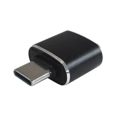Adaptador USB 3.0 Tipo-C Aisens A108-0369/ USB Tipo-C Macho - USB Hembra