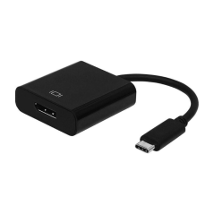 Adaptador USB Tipo-C Aisens A109-0345/ USB Tipo-C Macho - Displayport Hembra