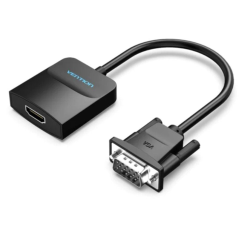 Convertidor VGA a HDMI Vention ACNBB/ VGA Macho a HDMI Hembra