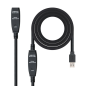 Cable Alargador USB 3.0 Nanocable 10.01.0313/ USB Macho - USB Hembra/ 15m/ Negro Cable Alargador USB 3.0 Nanocable 10.01.0313/ USB Macho - USB Hembra/ 15m/ Negro
