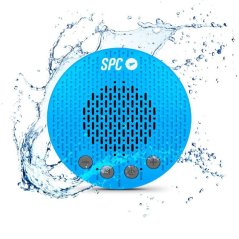 Altavoz con Bluetooth SPC BT Splash 2/ 5W/ 1.0/ Azul