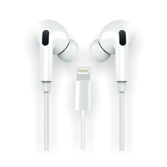 Auriculares Tech One Tech earTECH HOP TEC1202/ con Micrófono/ Lightning/ Blancos